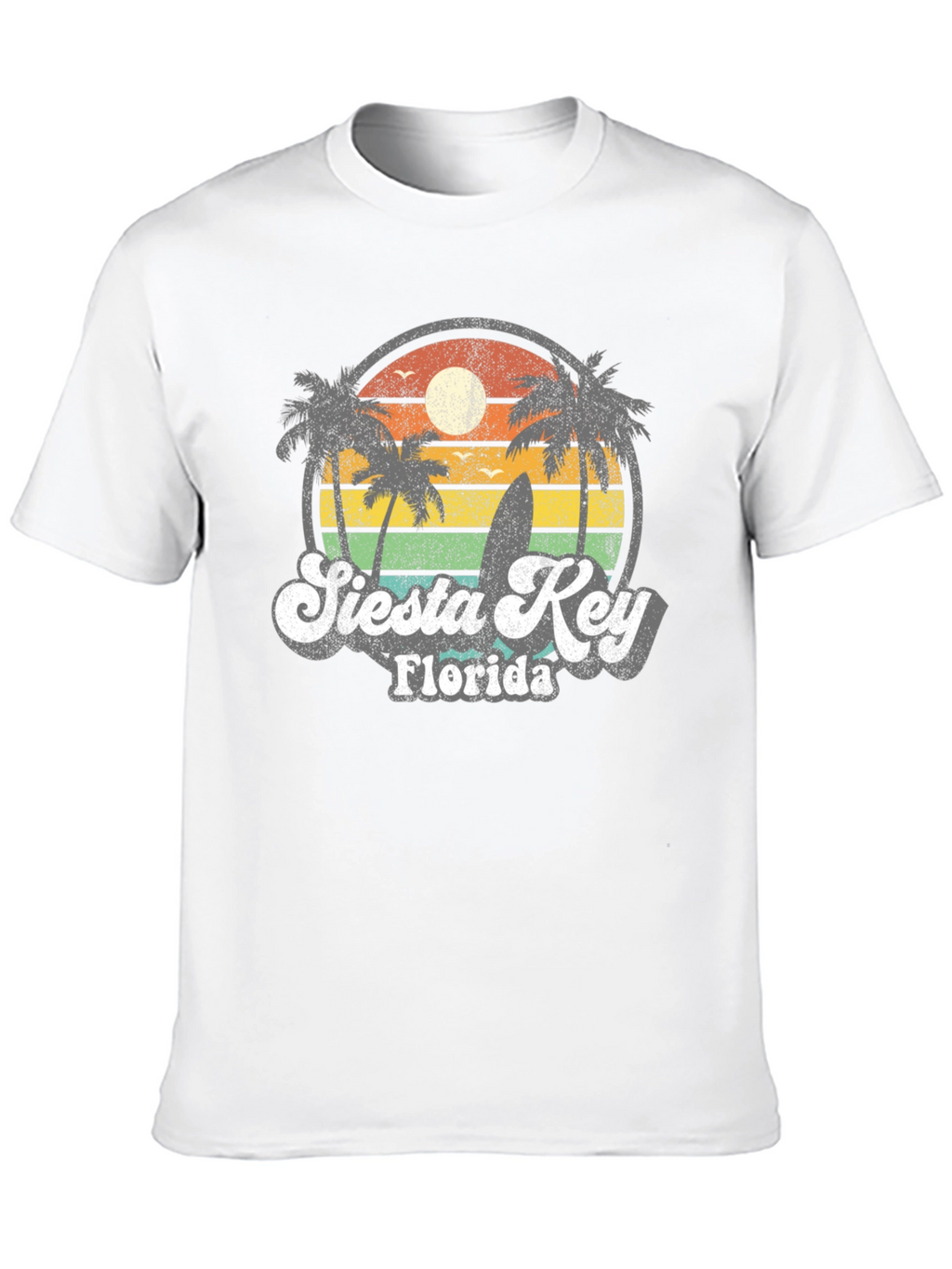Retro Siesta Key Florida T-Shirt