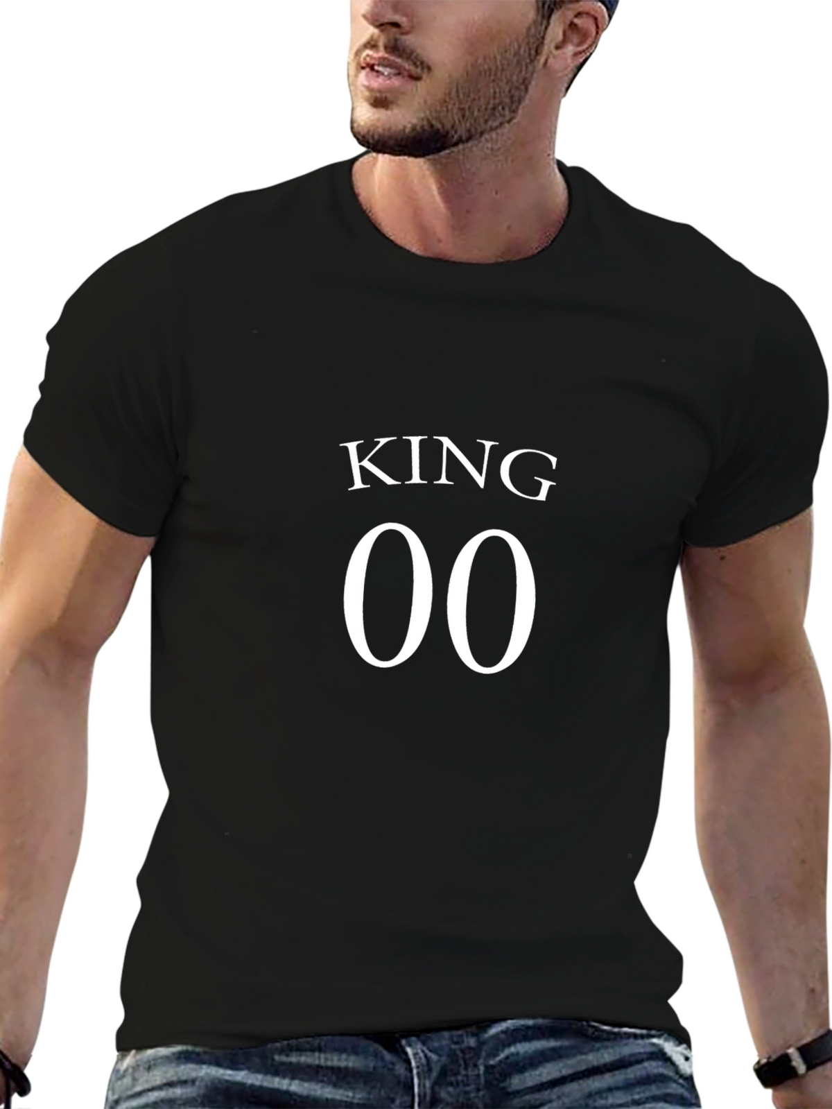 King 00 Graphic Tee - Bold Black T-Shirt