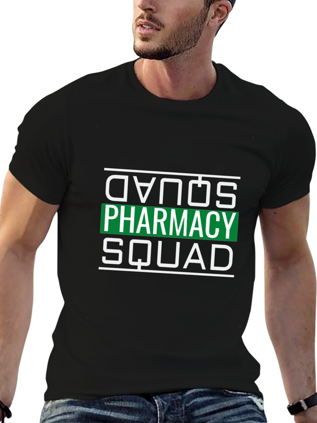Pharmacy Squad Black T-Shirt