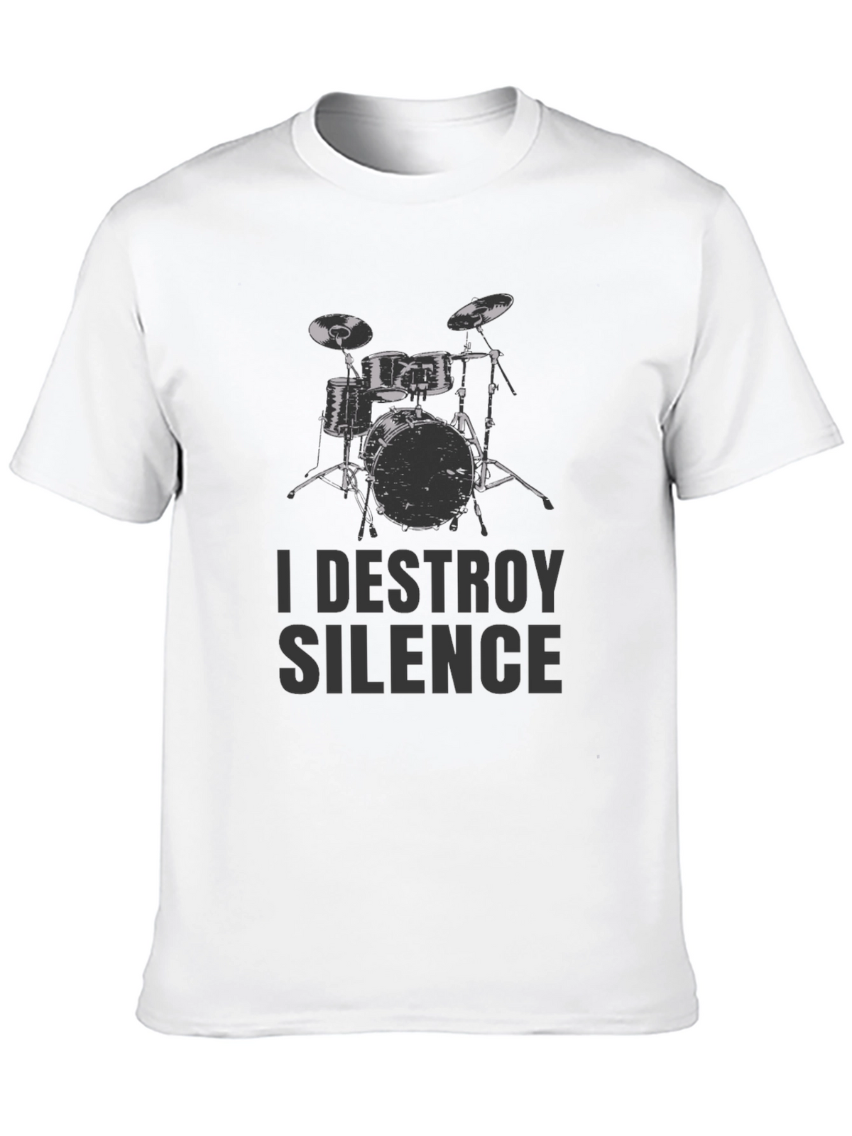 I Destroy Silence Drummer Tee