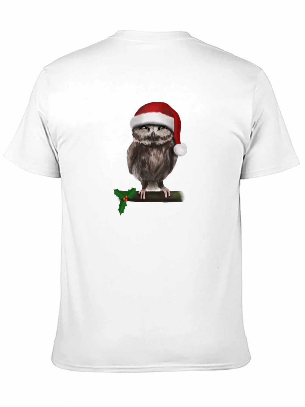 Festive Owl Christmas T-Shirt