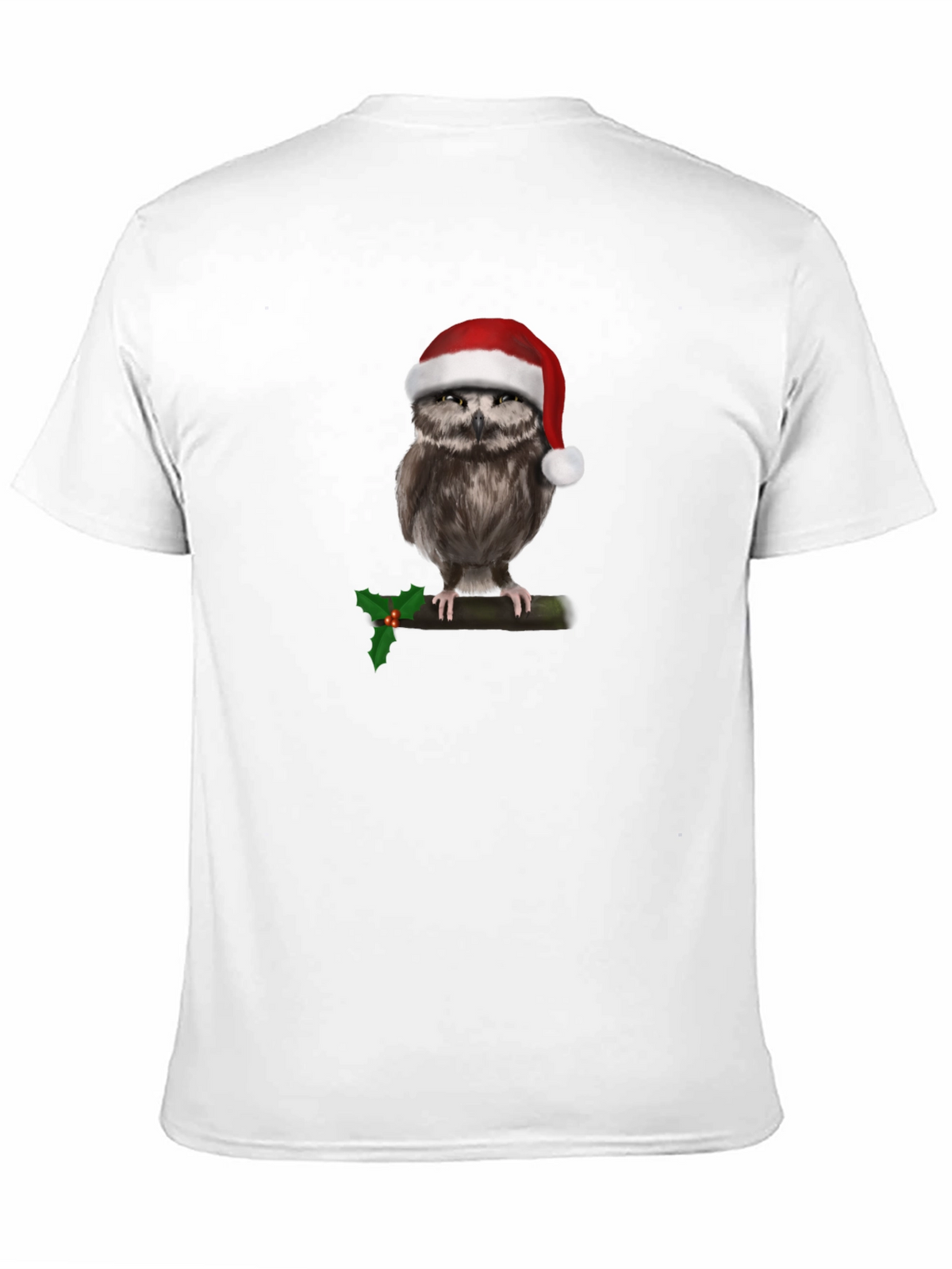 Festive Owl Christmas T-Shirt