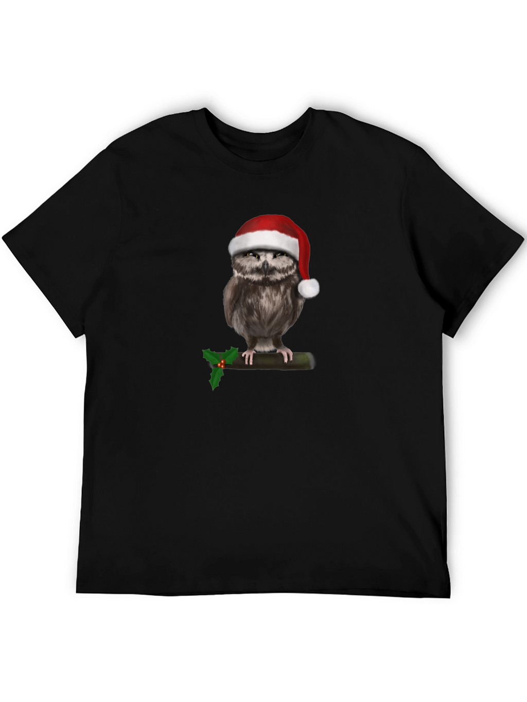 Festive Owl Christmas T-Shirt