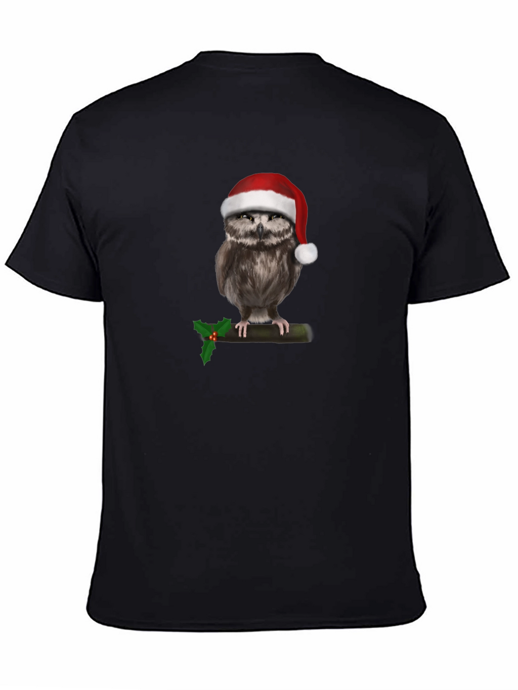 Festive Owl Christmas T-Shirt