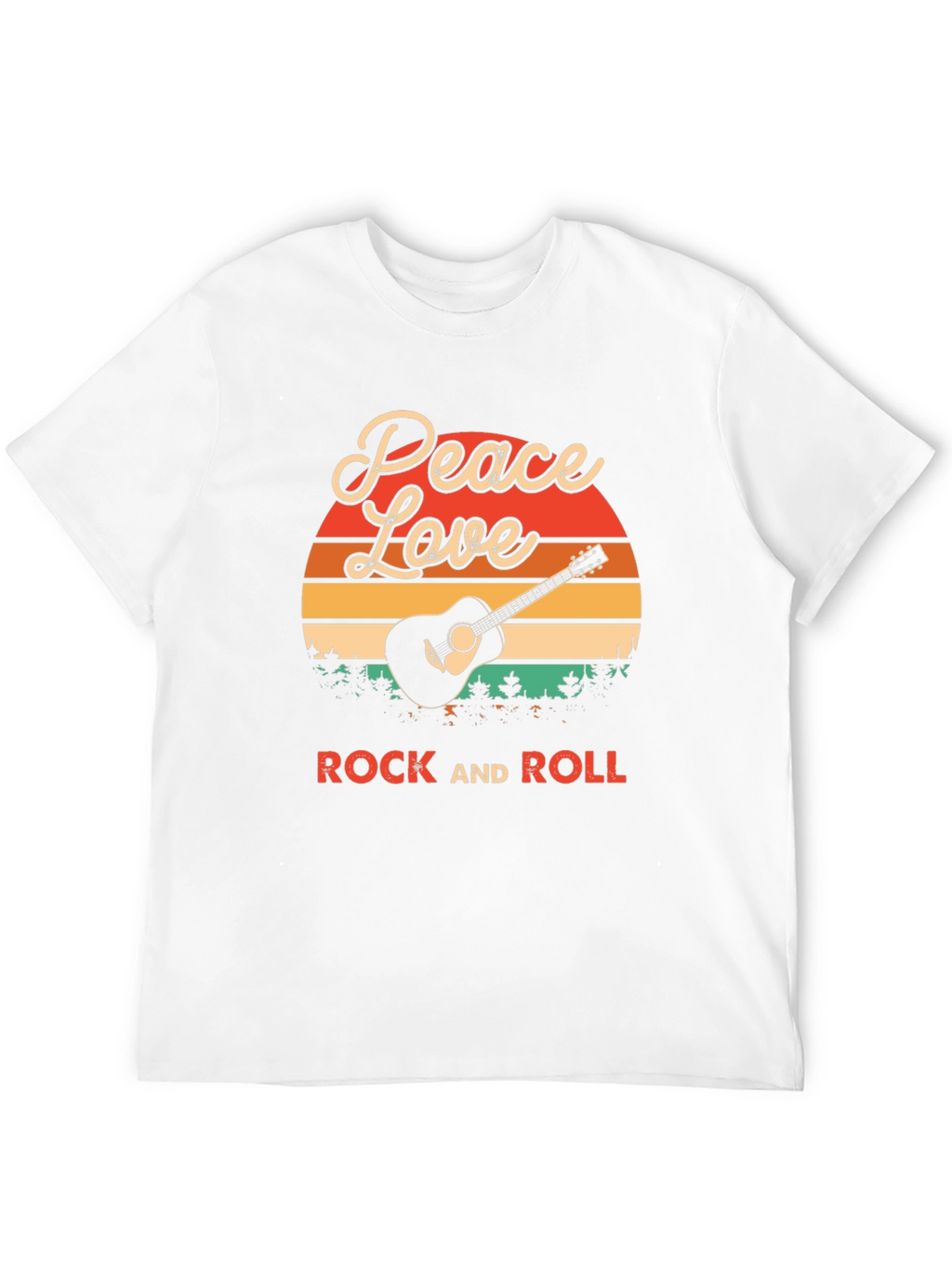 Peace Love Rock and Roll T-Shirt