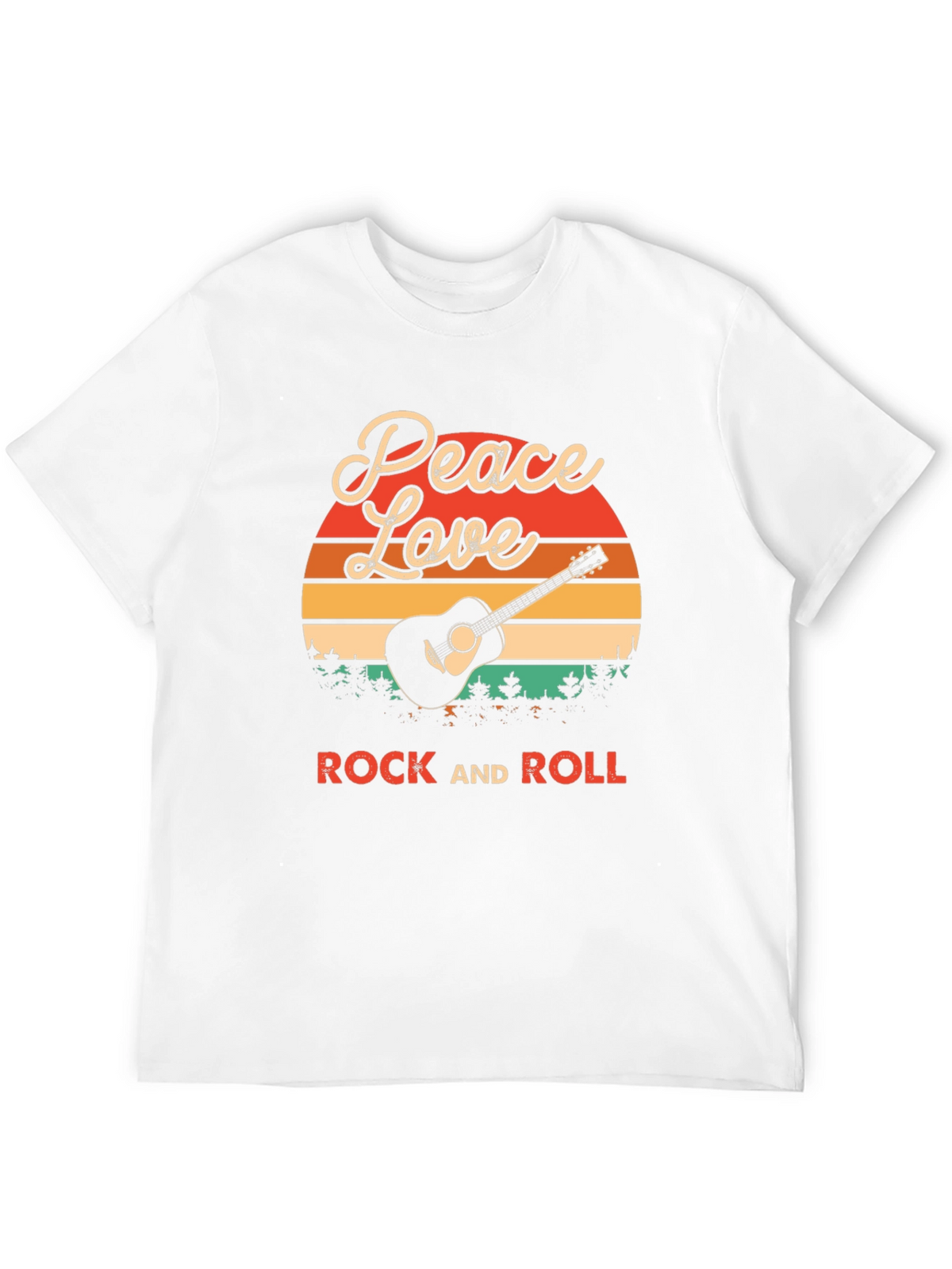 Peace Love Rock and Roll T-Shirt