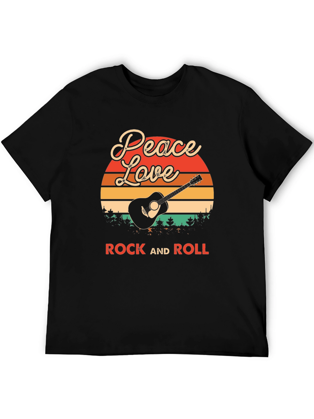 Peace Love Rock and Roll T-Shirt