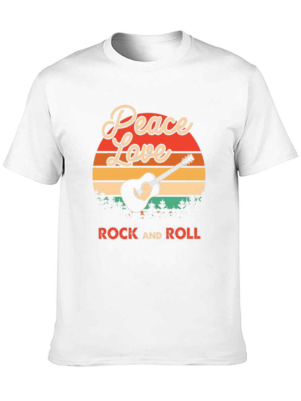 Peace Love Rock and Roll T-Shirt