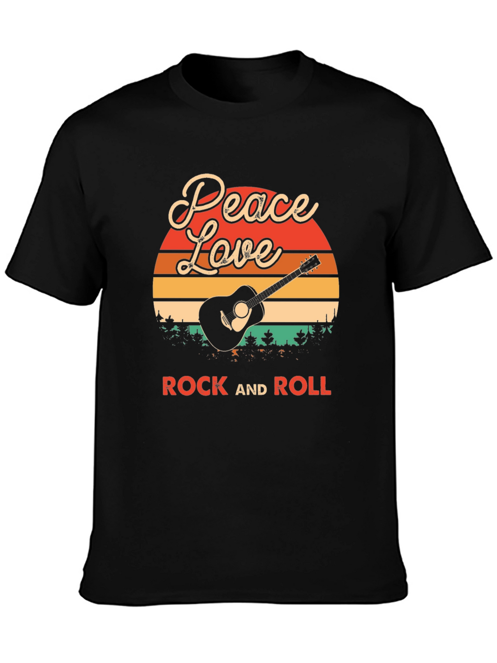 Peace Love Rock and Roll T-Shirt