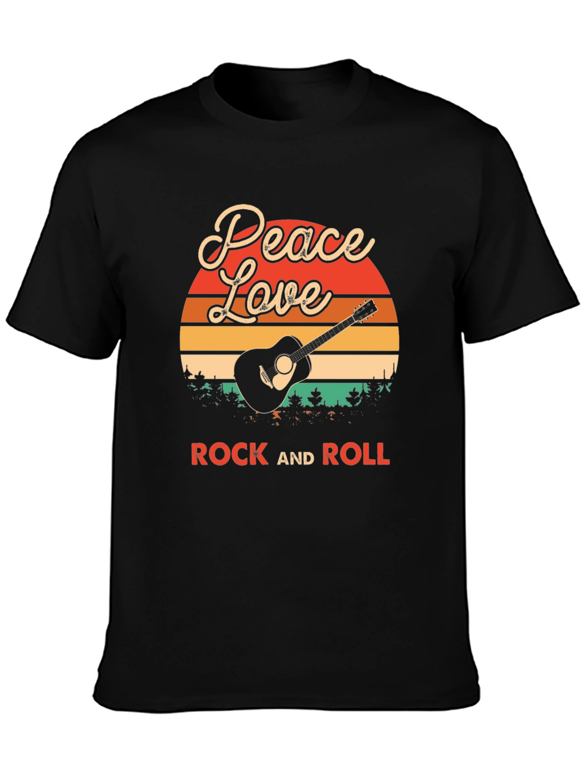 Peace Love Rock and Roll T-Shirt