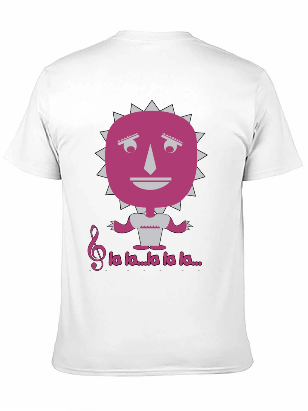 Musical Sun Face Graphic Tee - Unique Design