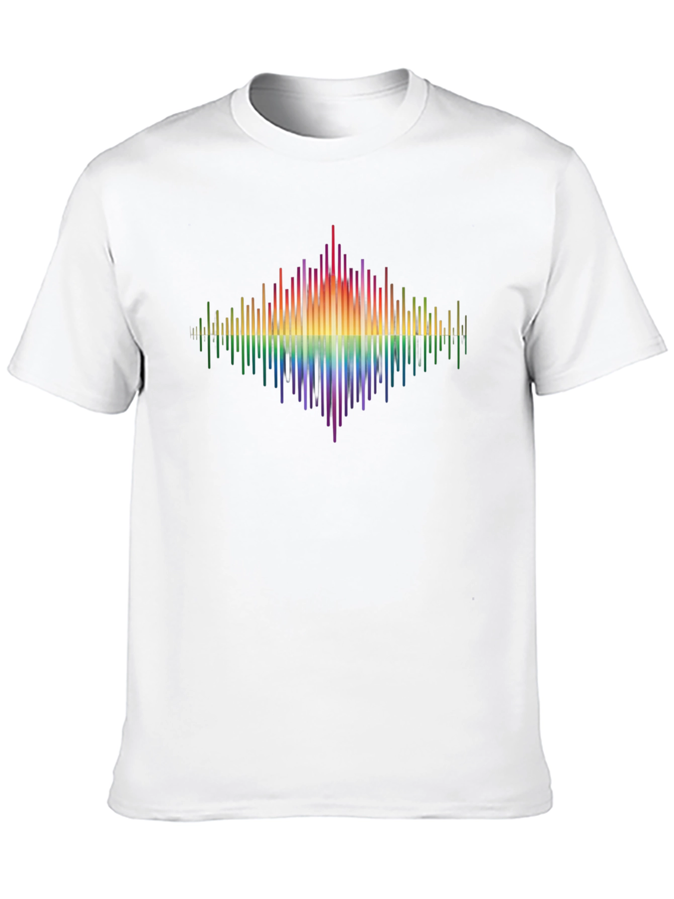 Rainbow Spectrum Graphic Tee - Black