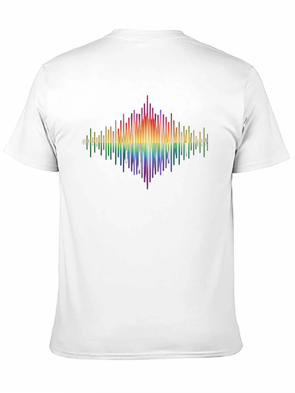 Rainbow Spectrum Graphic Tee - Black