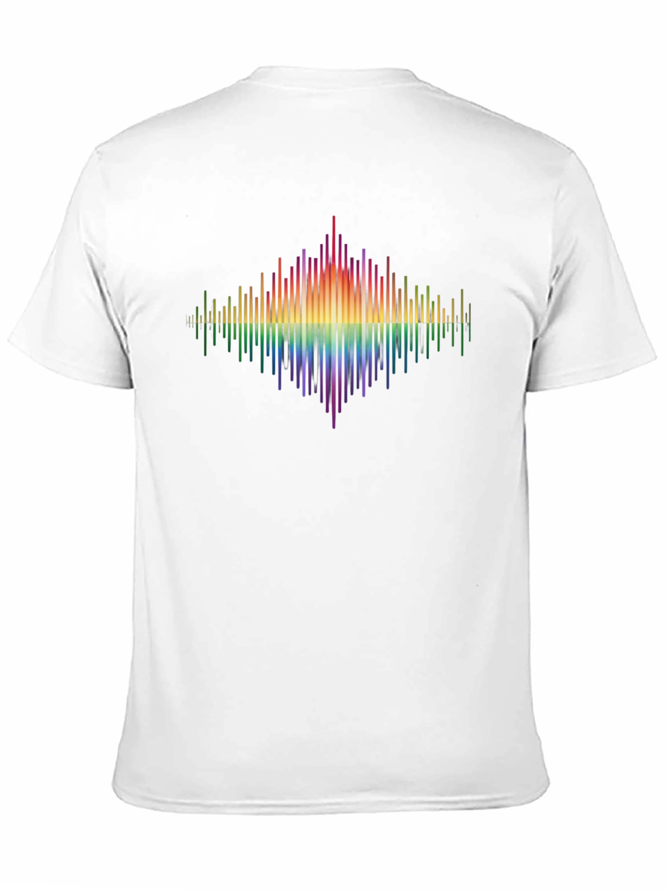 Rainbow Spectrum Graphic Tee - Black