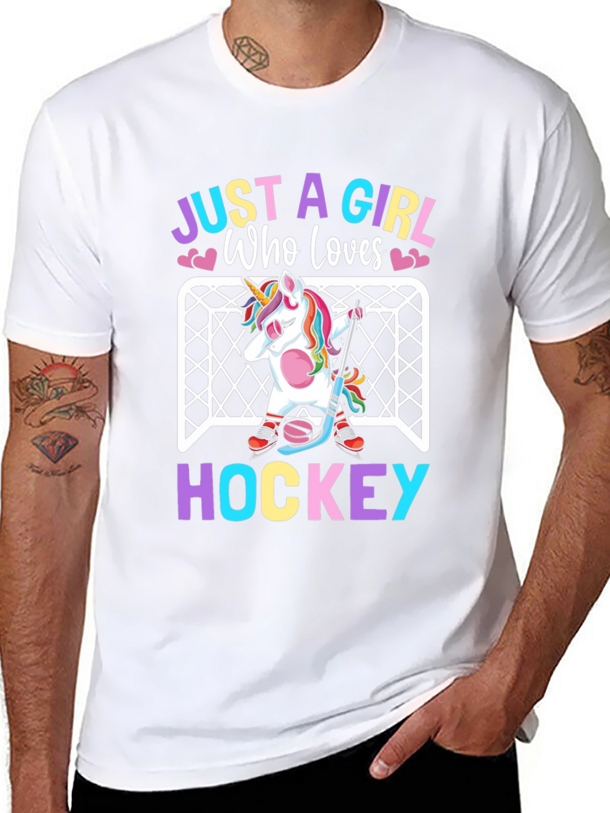 Just a Girl Who Loves Hockey T-Shirt