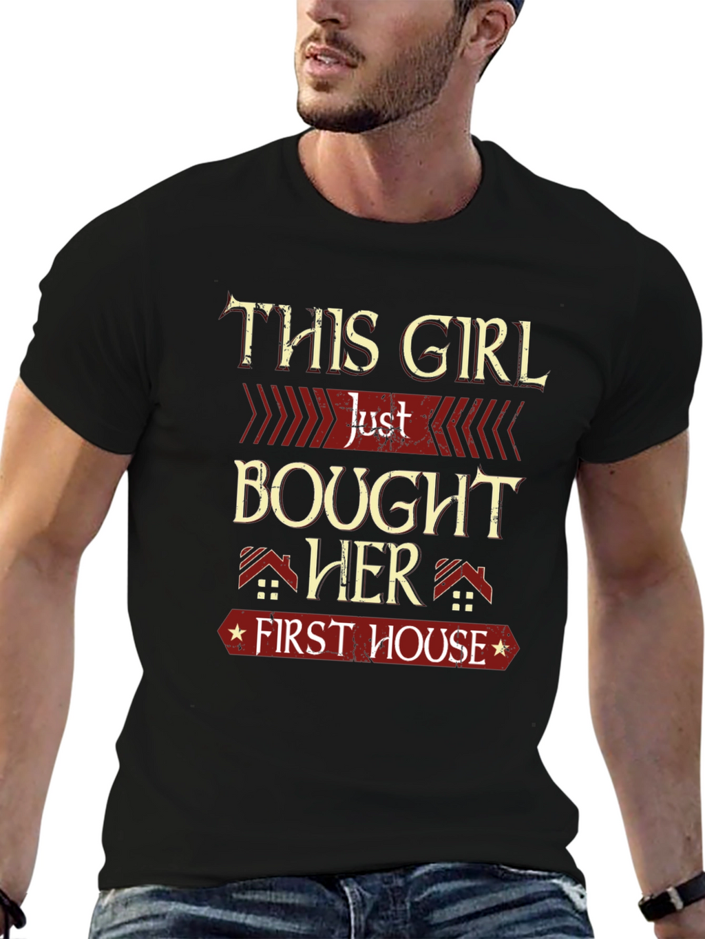 First House T-Shirt - New Homeowner Gift