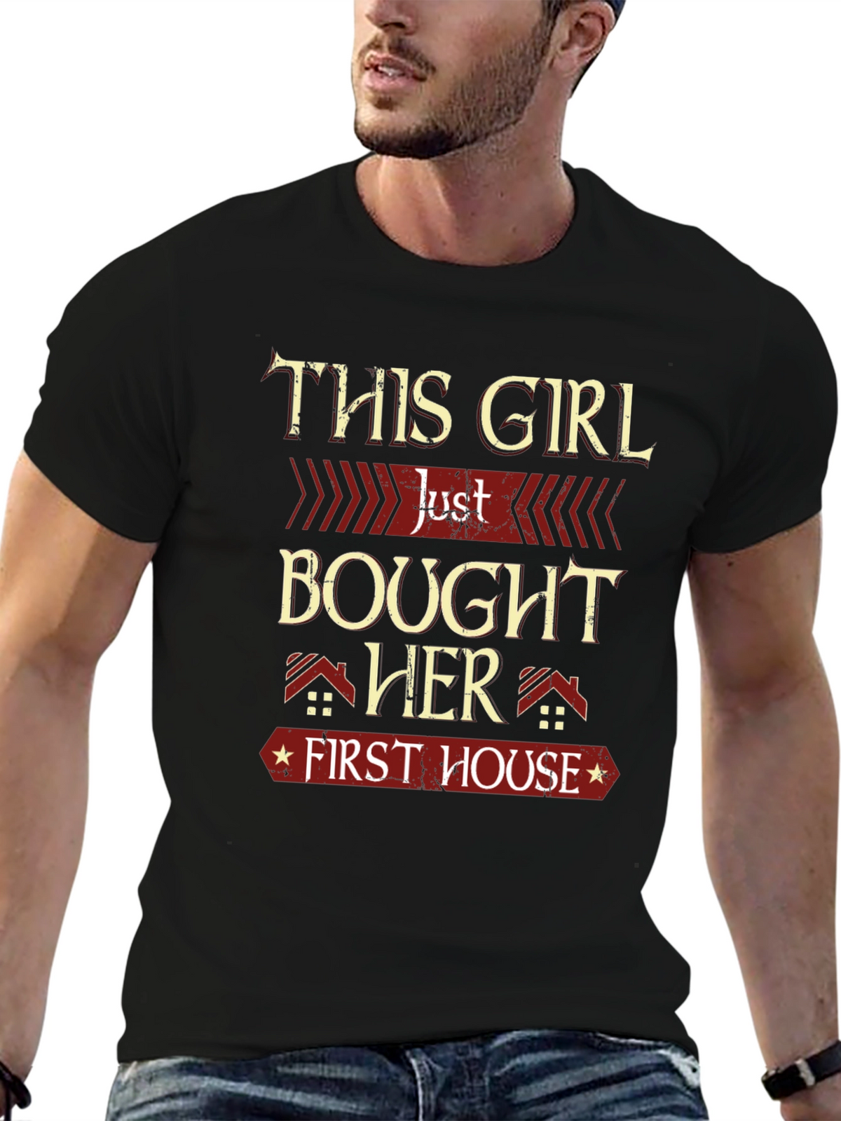 First House T-Shirt - New Homeowner Gift
