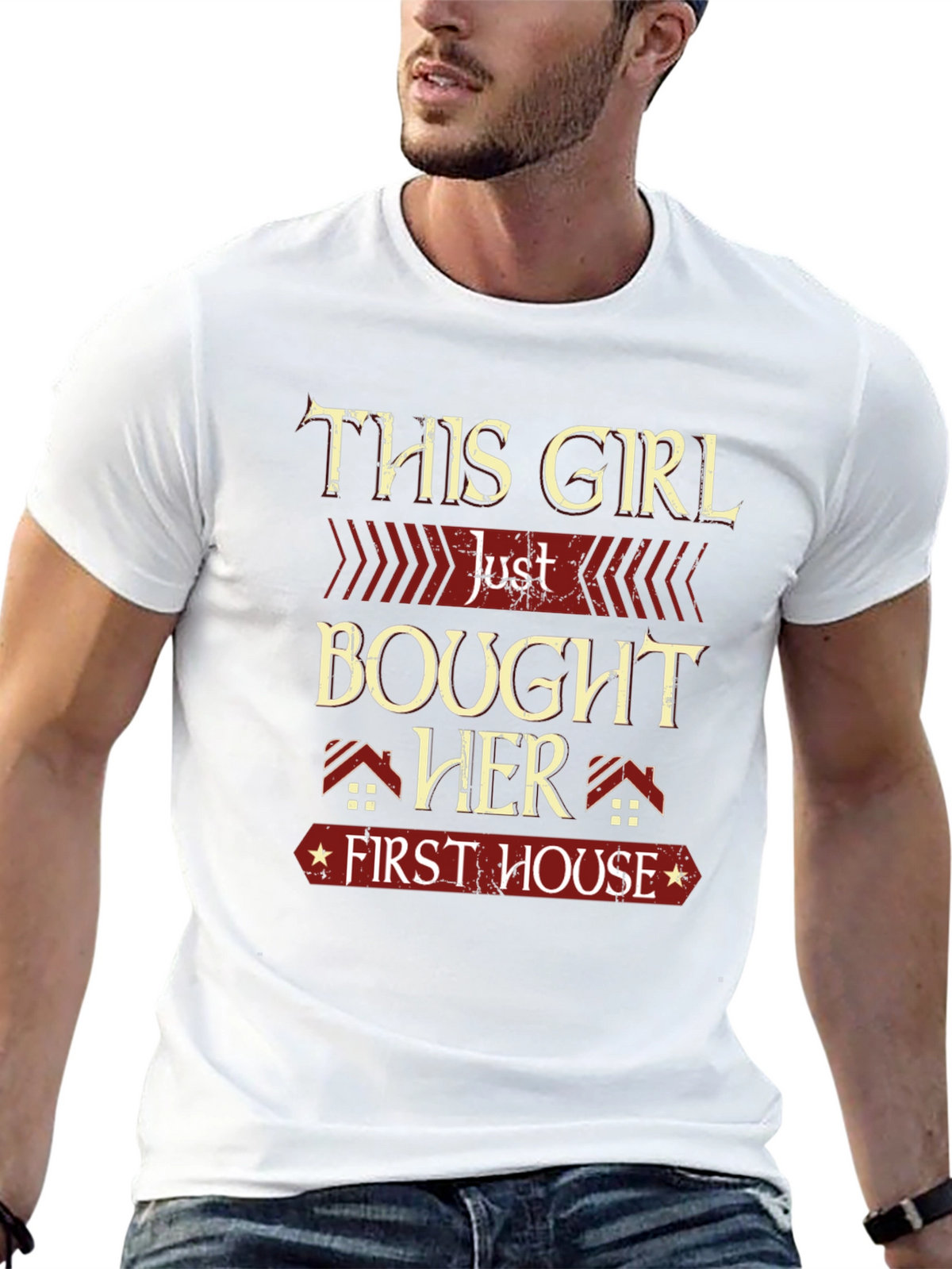 First House T-Shirt - New Homeowner Gift