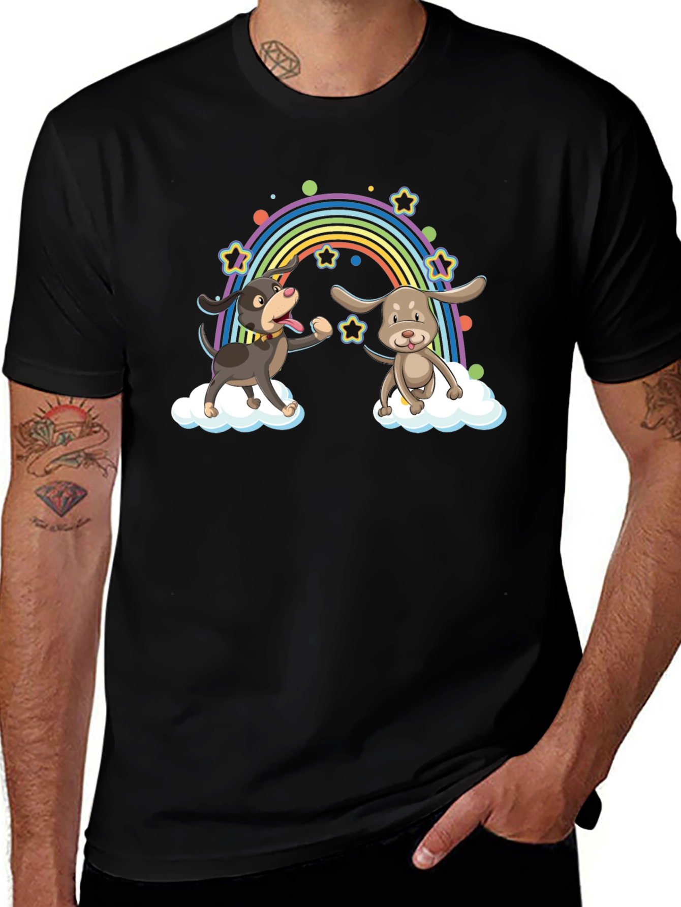 Dog Rainbow T-Shirt