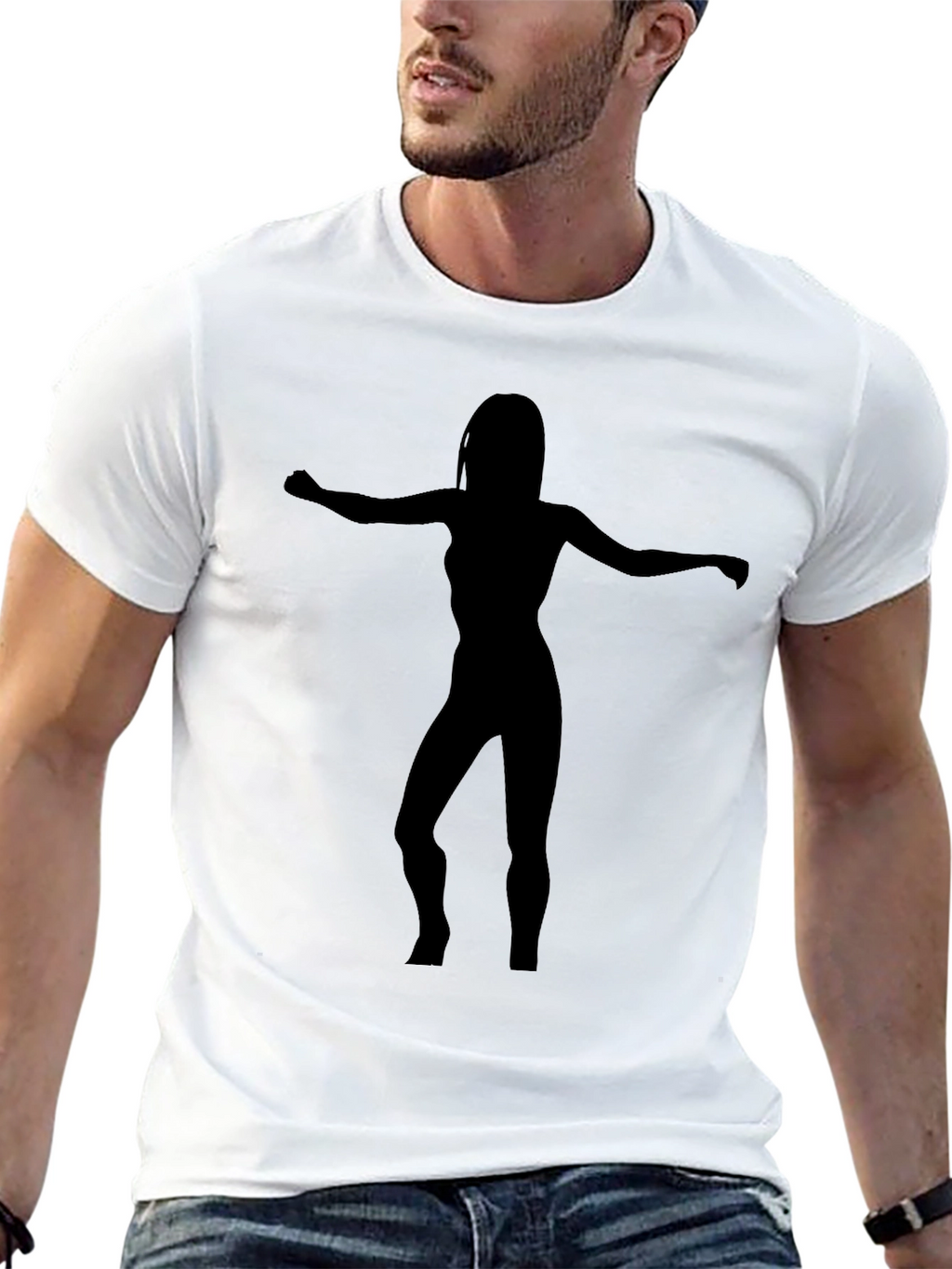 Silhouette Dancer Black T-Shirt