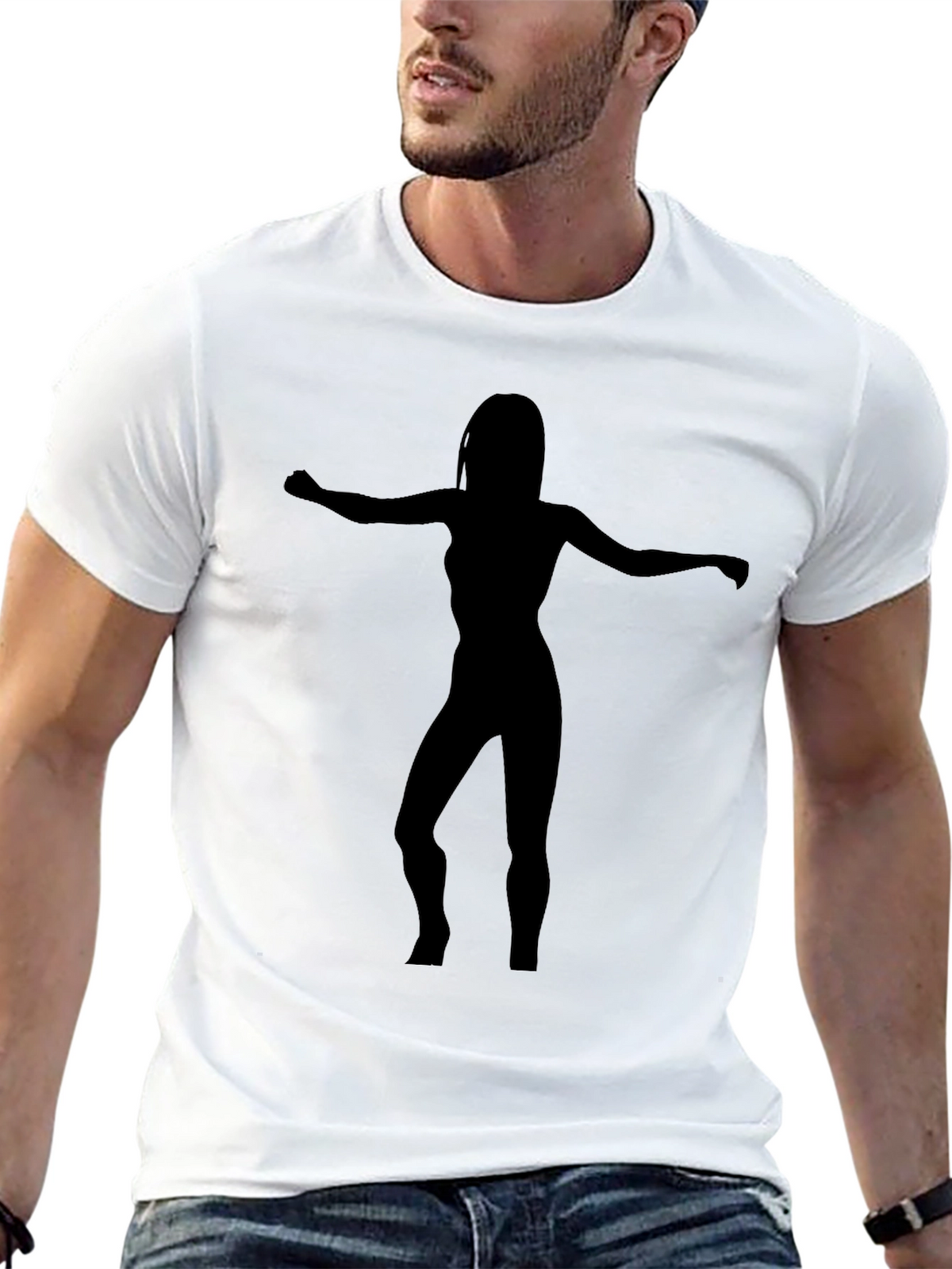 Silhouette Dancer Black T-Shirt