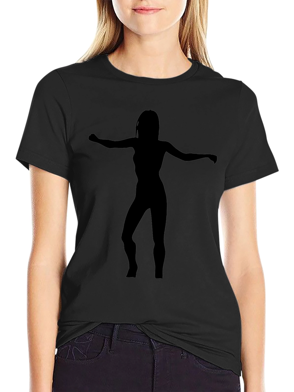 Silhouette Dancer Black T-Shirt