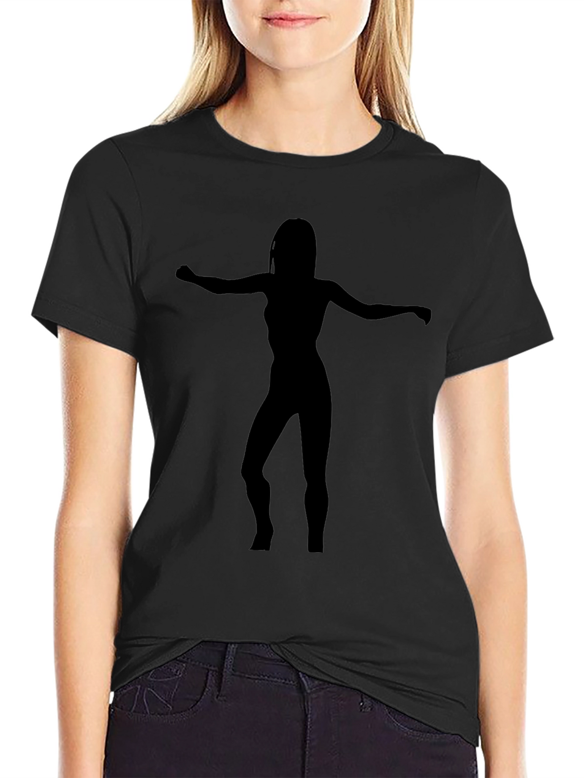Silhouette Dancer Black T-Shirt