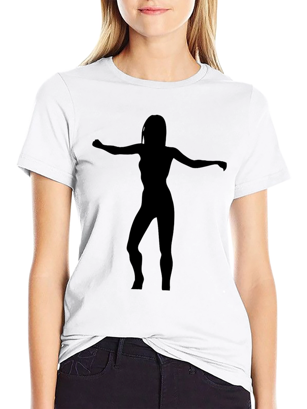 Silhouette Dancer Black T-Shirt