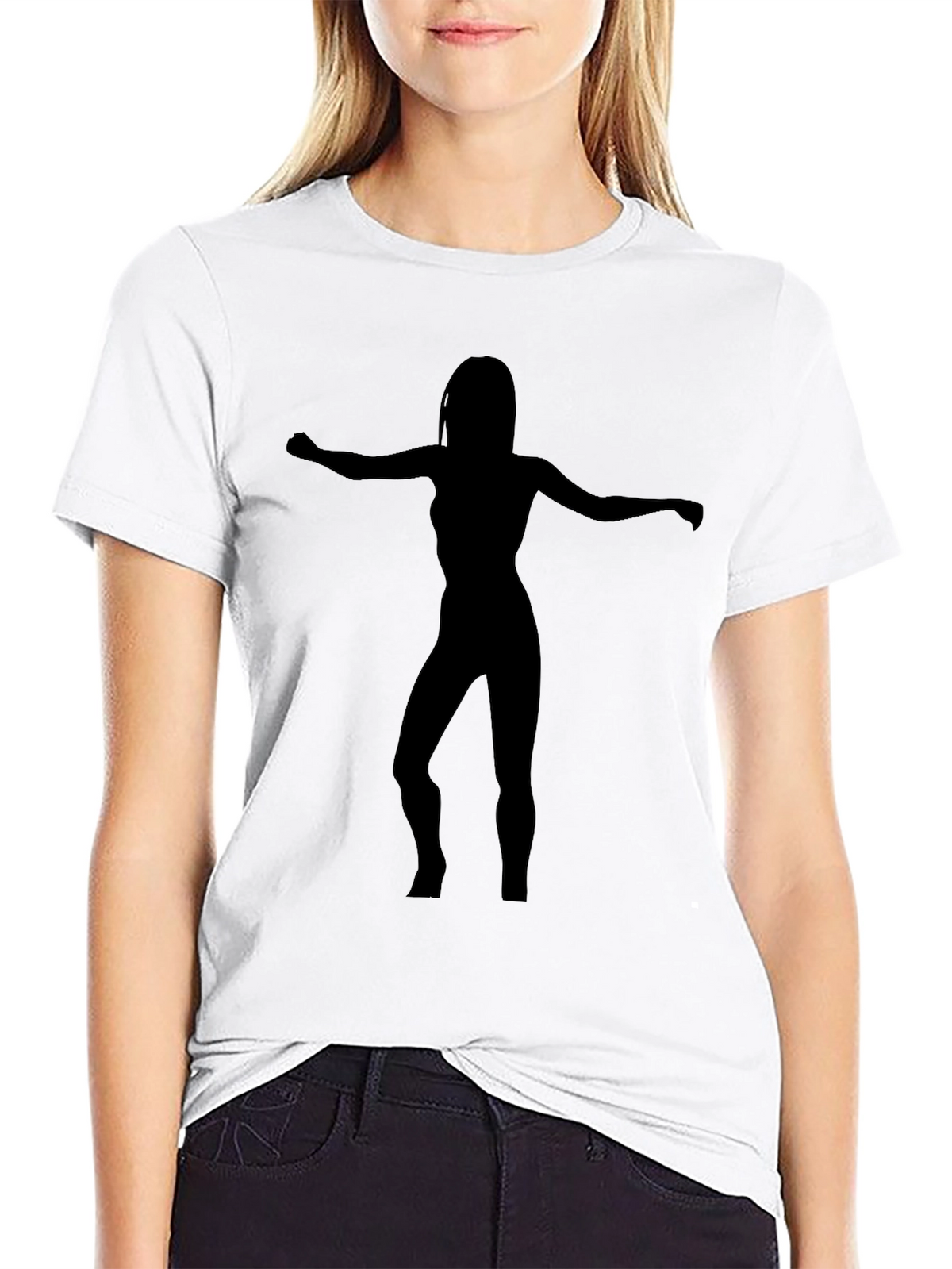 Silhouette Dancer Black T-Shirt