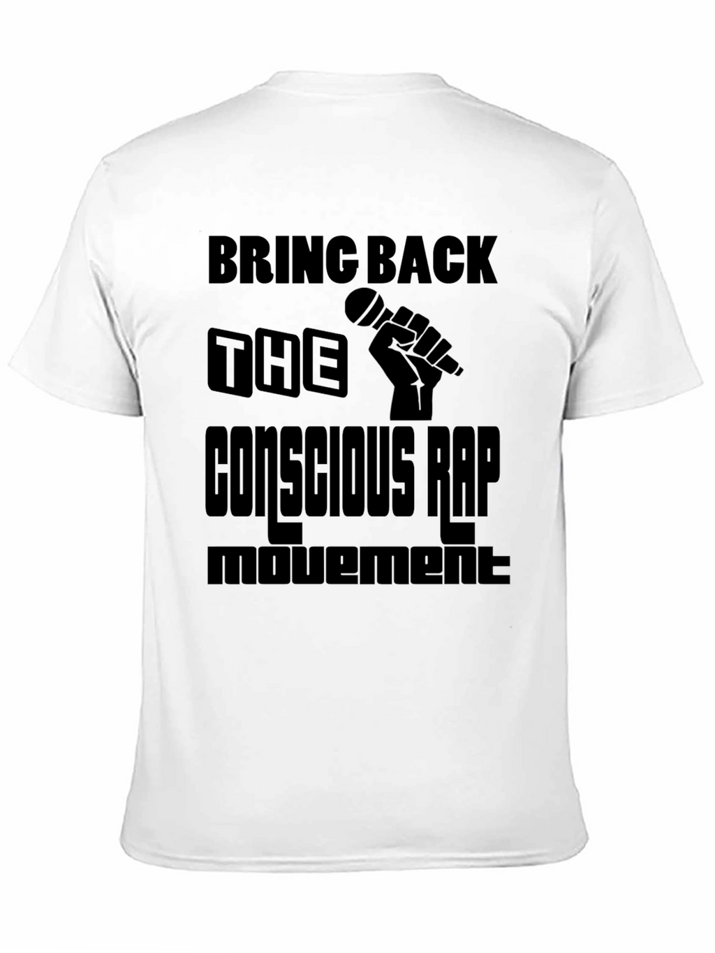 Conscious Rap Movement Black T-Shirt