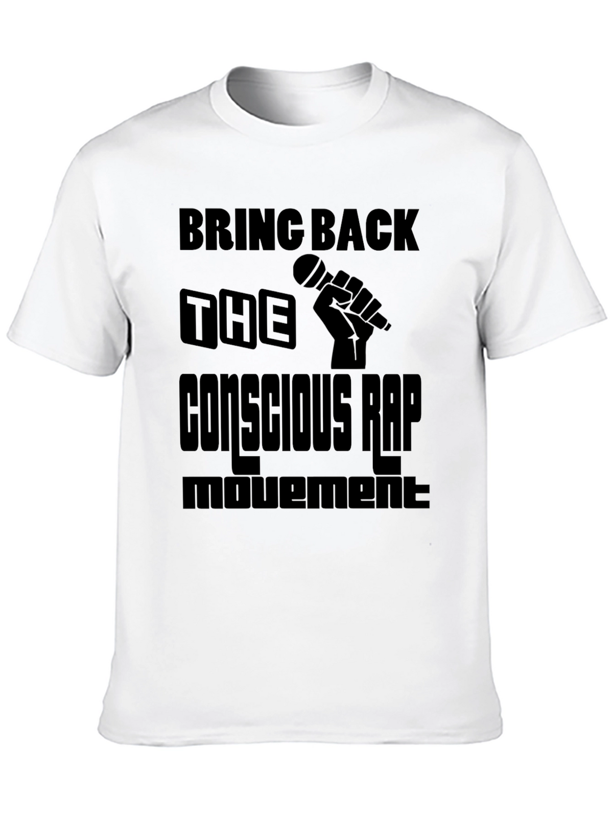 Conscious Rap Movement Black T-Shirt