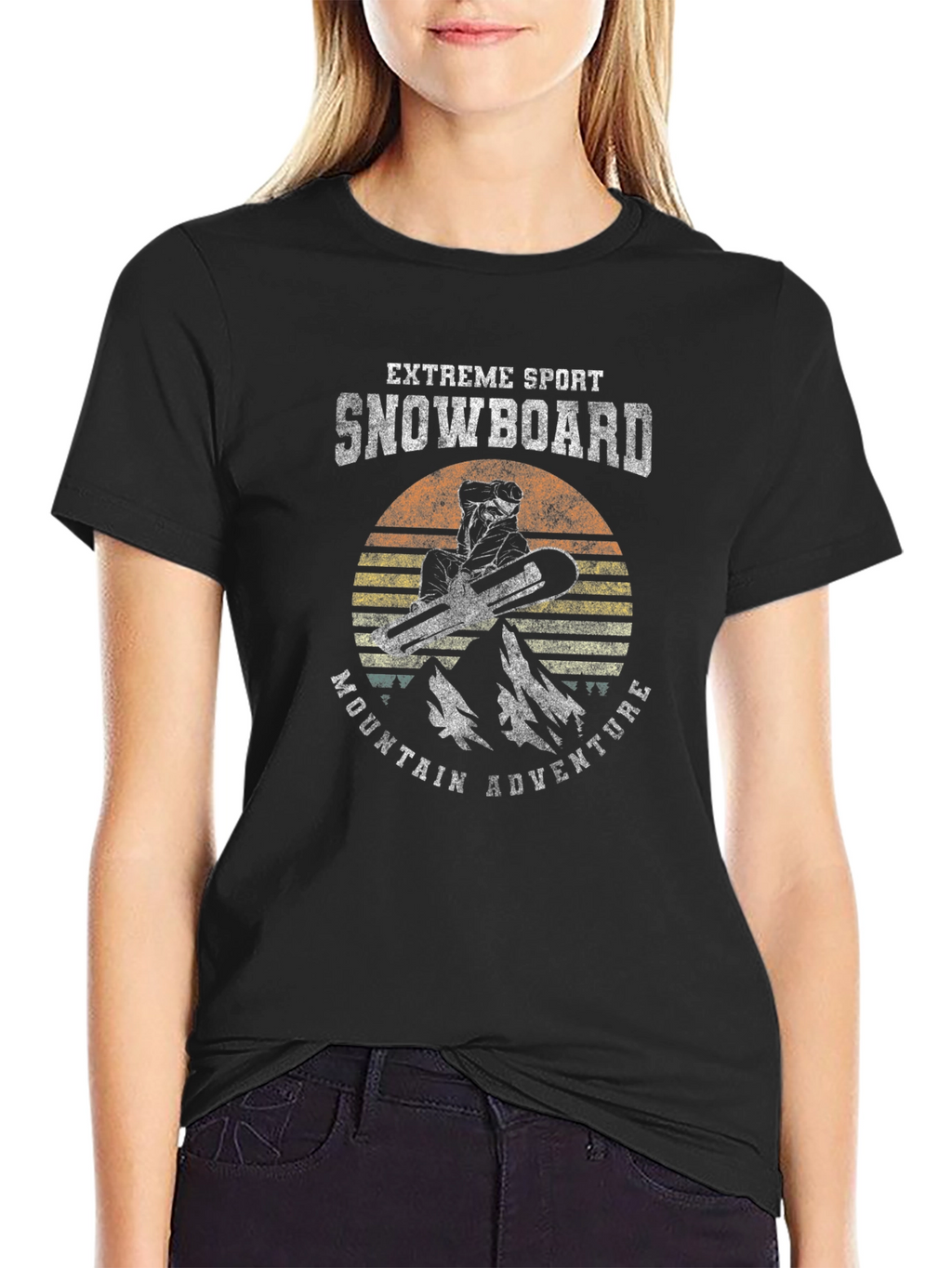 Snowboard Extreme Sport Mountain Adventure T-Shirt