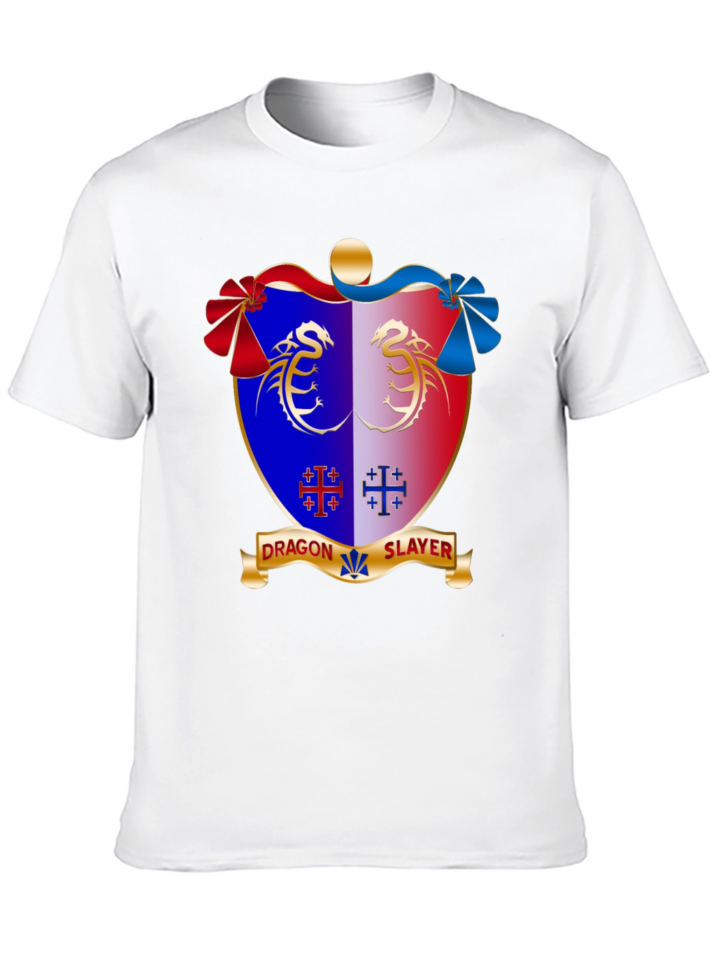 Dragon Slayer Crest Black T-Shirt