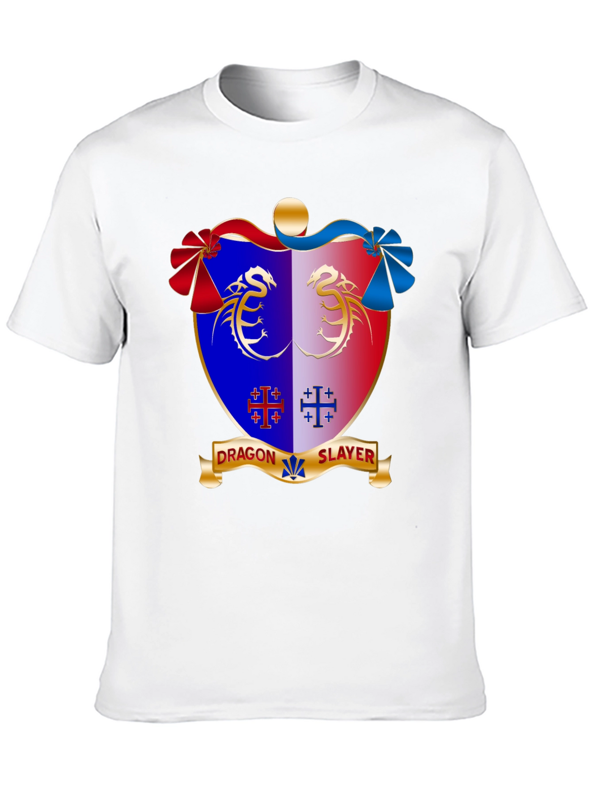 Dragon Slayer Crest Black T-Shirt