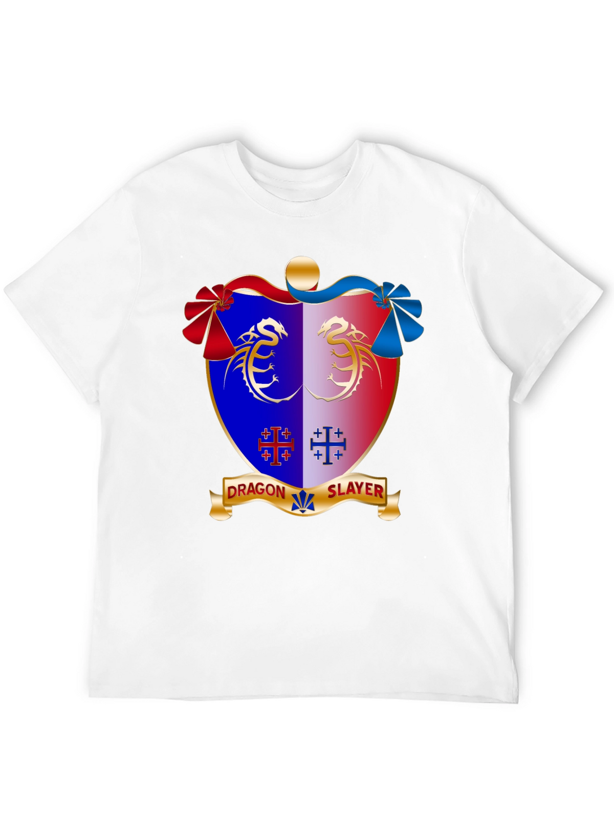 Dragon Slayer Crest Black T-Shirt