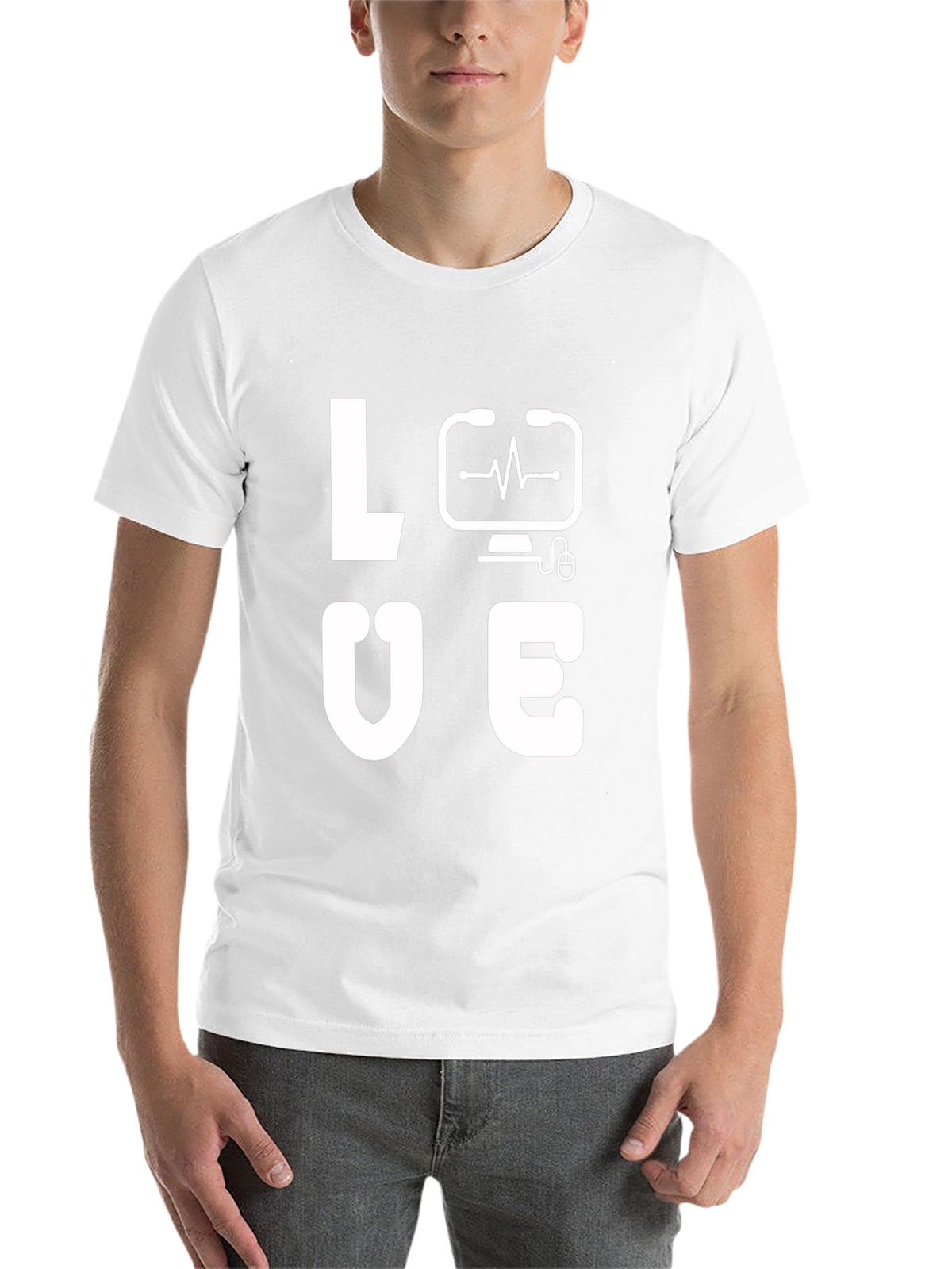 Love Tech T-Shirt - Fun Geeky Graphic Tee