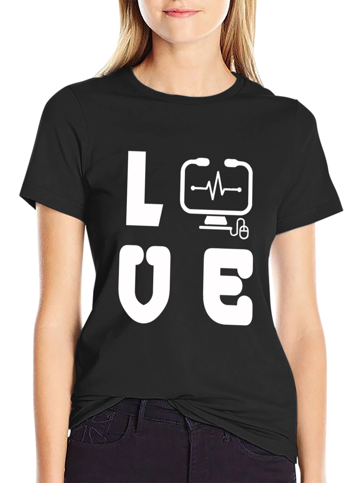 Love Tech T-Shirt - Fun Geeky Graphic Tee