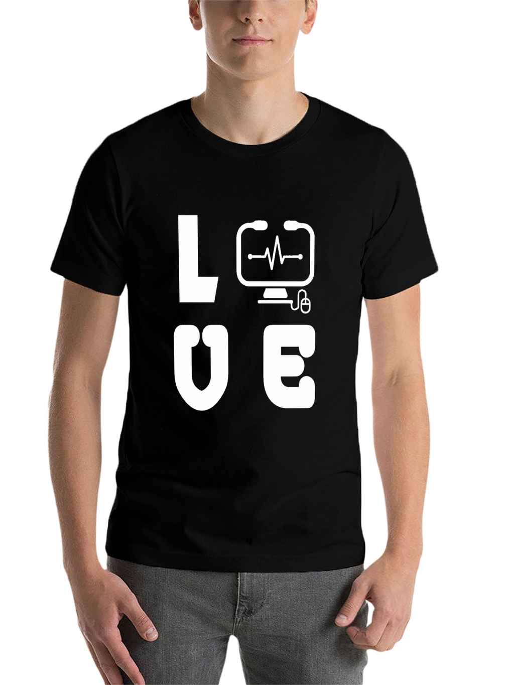 Love Tech T-Shirt - Fun Geeky Graphic Tee