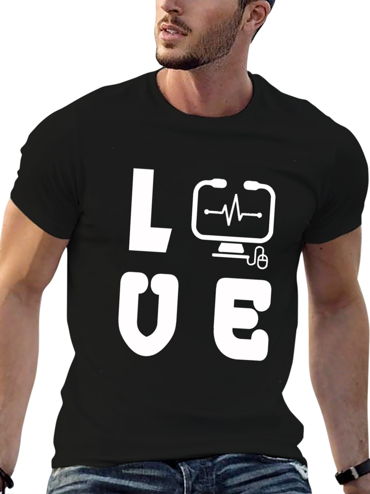 Love Tech T-Shirt - Fun Geeky Graphic Tee