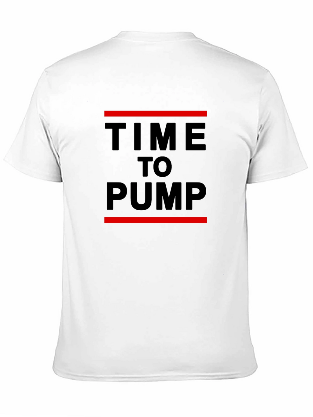 Time to Pump Black Graphic Tee