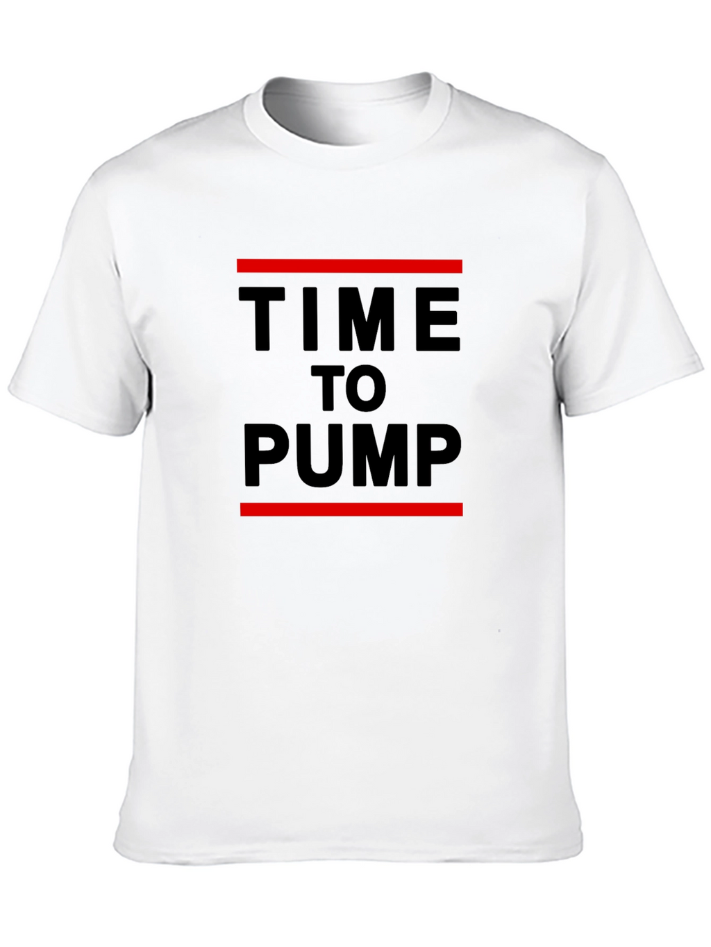 Time to Pump Black Graphic Tee