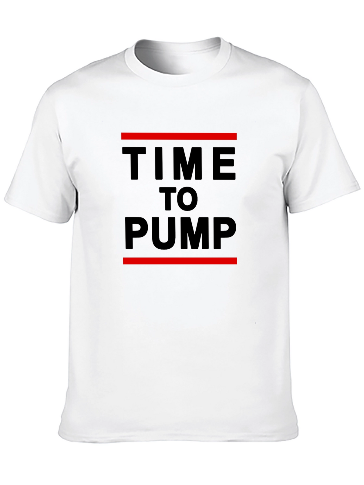 Time to Pump Black Graphic Tee