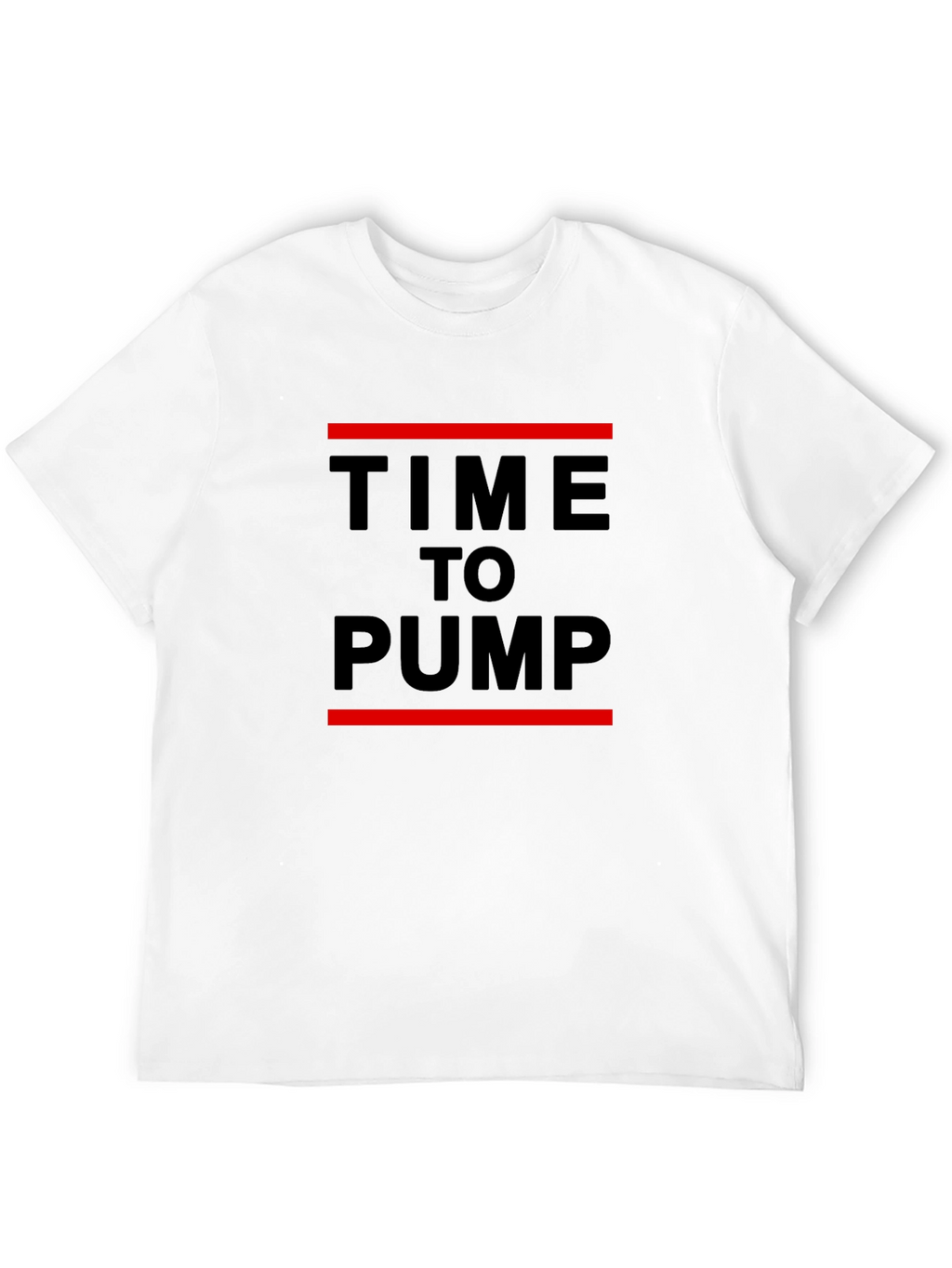Time to Pump Black Graphic Tee
