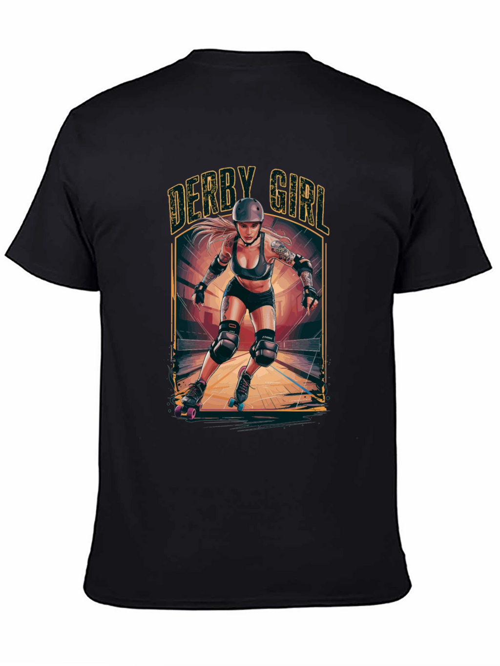 Derby Girl T-Shirt - Roller Derby Graphic Tee
