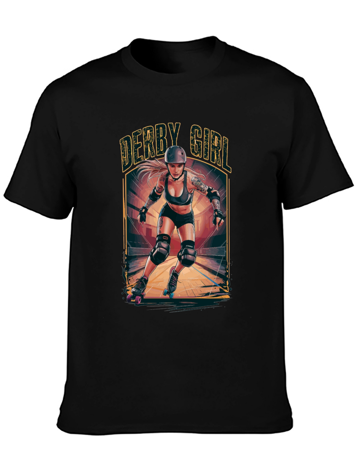 Derby Girl T-Shirt - Roller Derby Graphic Tee