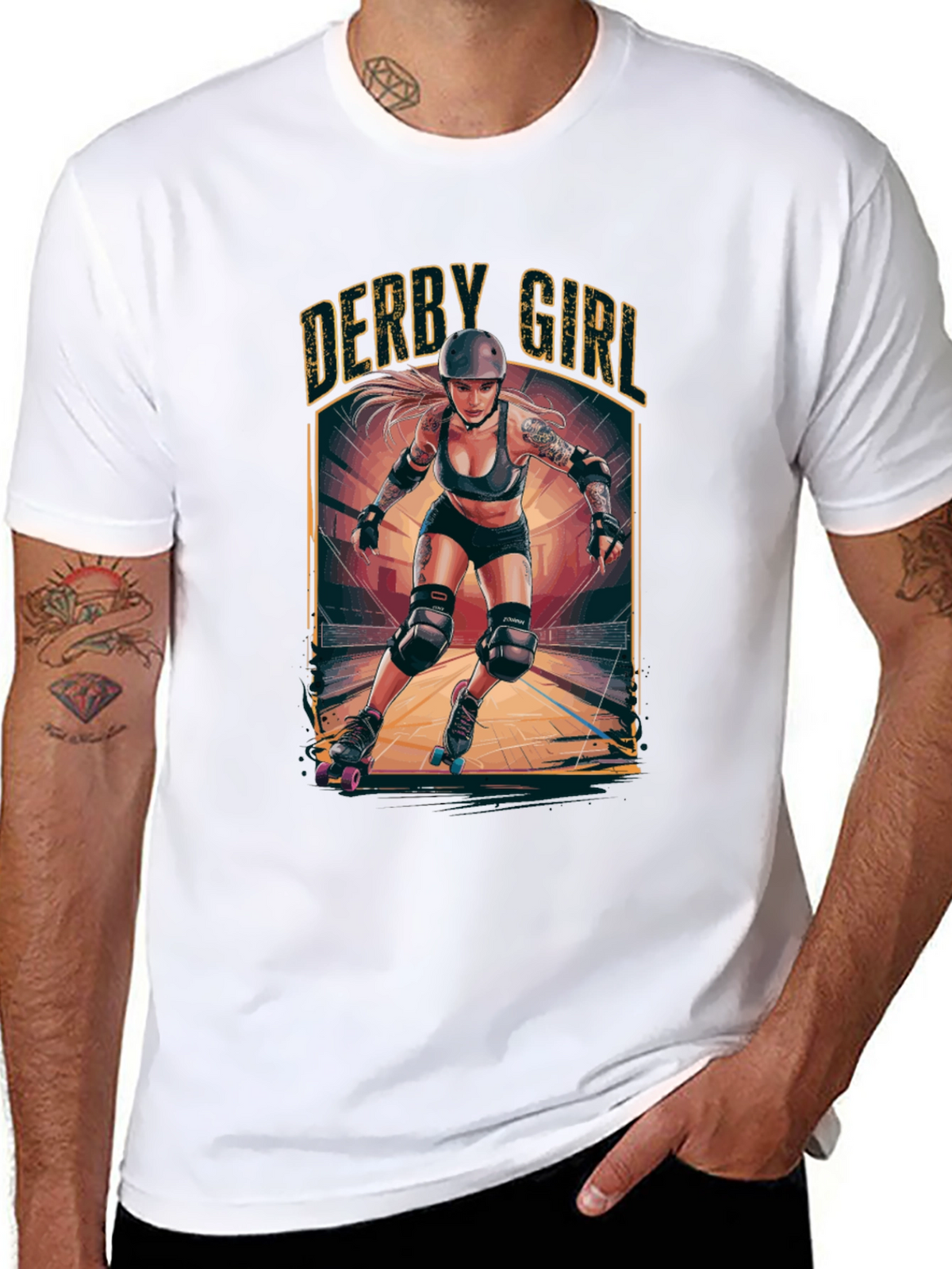 Derby Girl T-Shirt - Roller Derby Graphic Tee