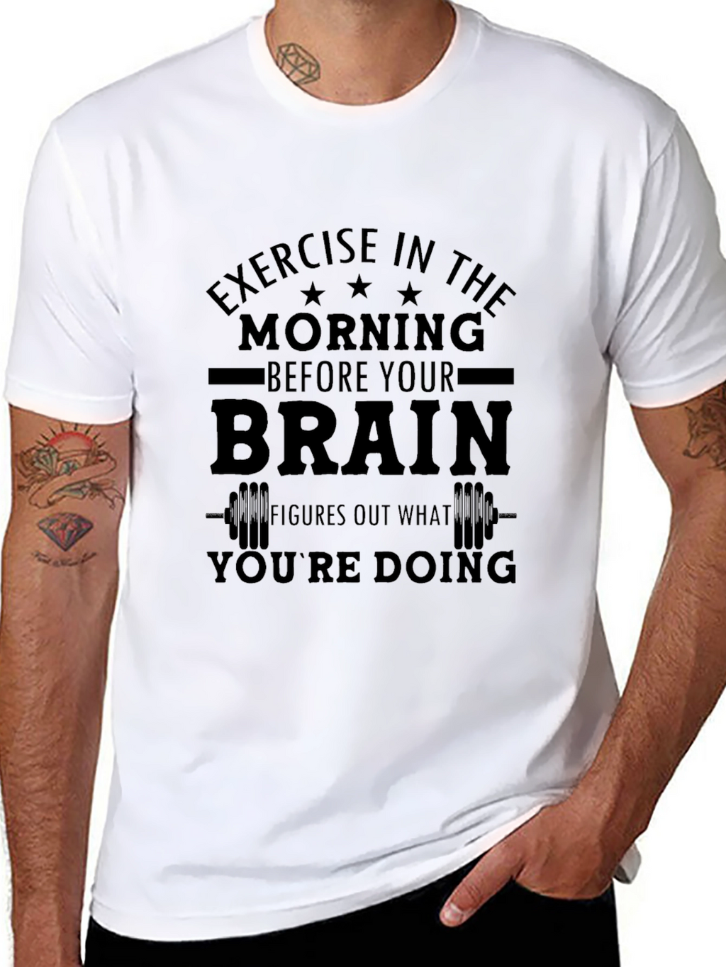 Morning Exercise Brain T-Shirt