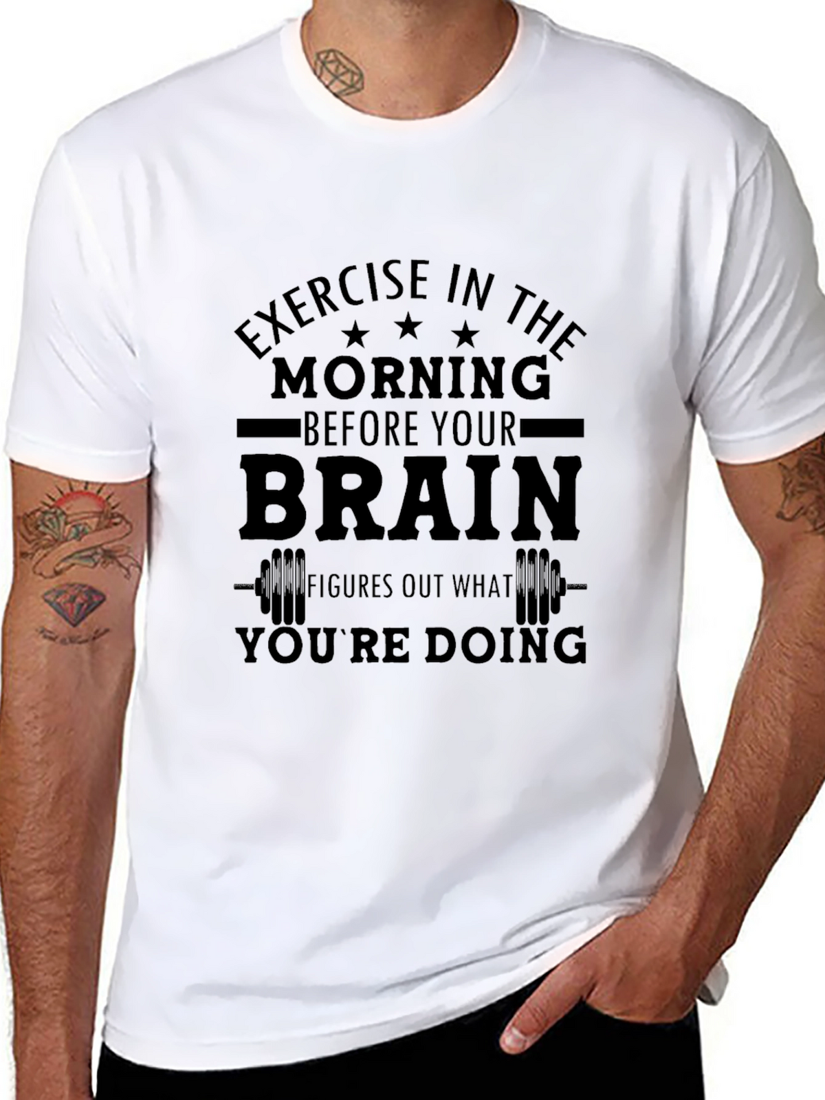 Morning Exercise Brain T-Shirt