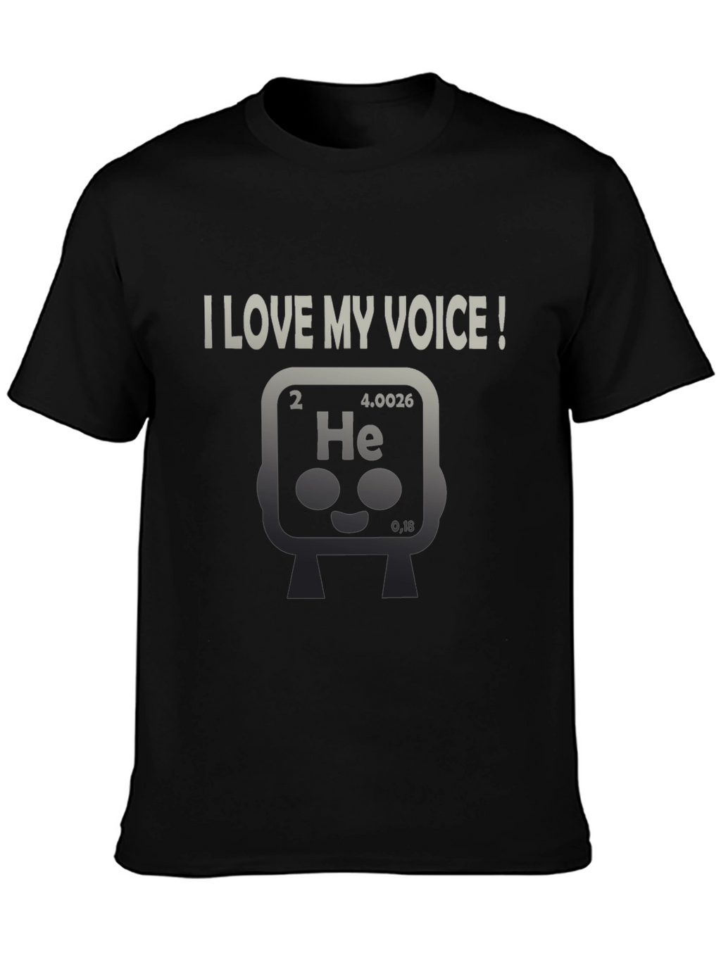 I Love My Voice Helium Element T-Shirt