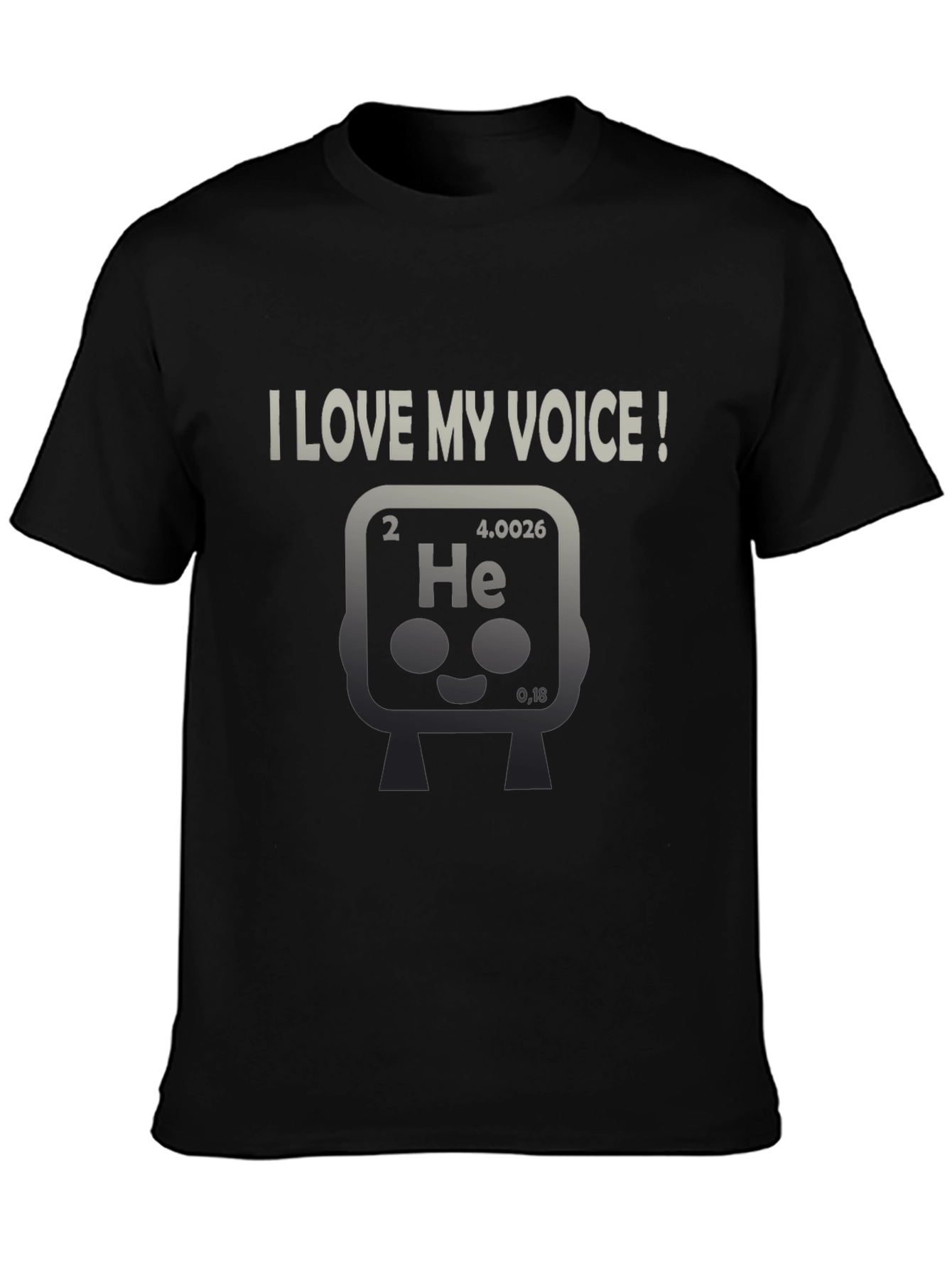 I Love My Voice Helium Element T-Shirt